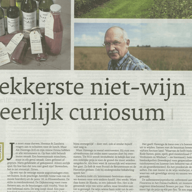 Lekkerste niet-wijn is heerlijk curiosum