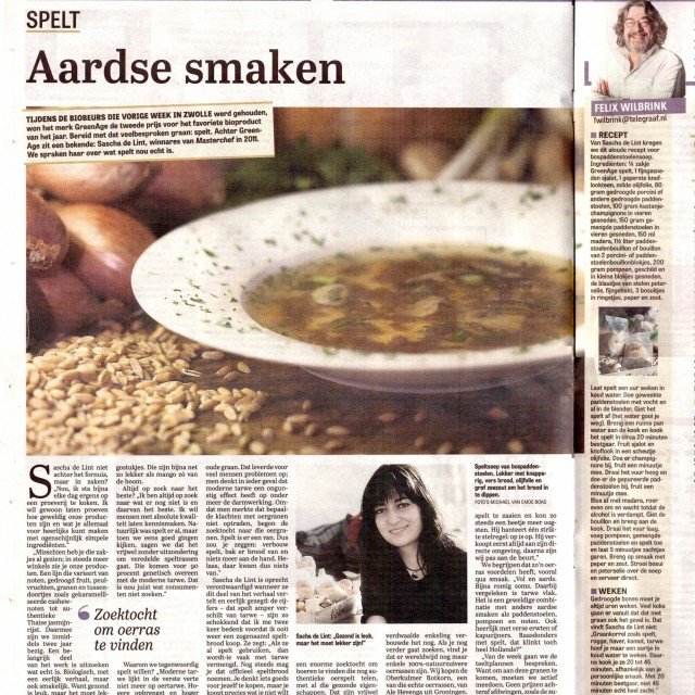 Telegraaf: Aardse Smaken