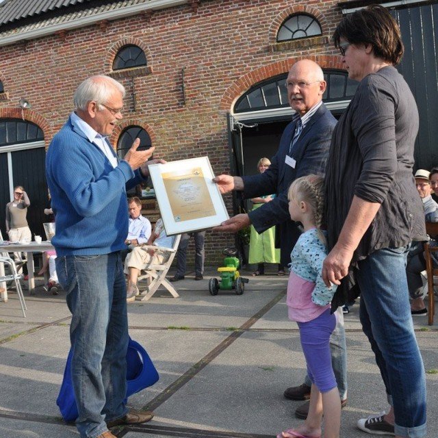 Overhandiging Waddengoud certificaat